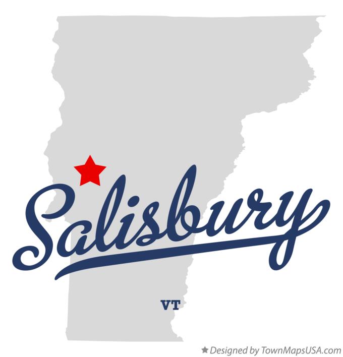 Map of Salisbury Vermont VT