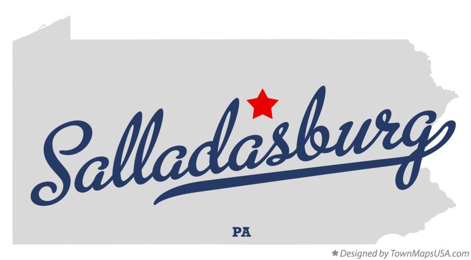 Map of Salladasburg Pennsylvania PA