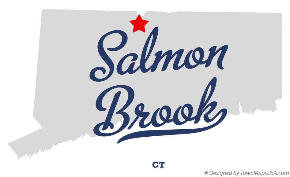 Map of Salmon Brook Connecticut CT