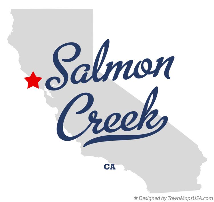 Map of Salmon Creek California CA