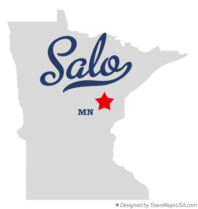 Map of Salo Minnesota MN