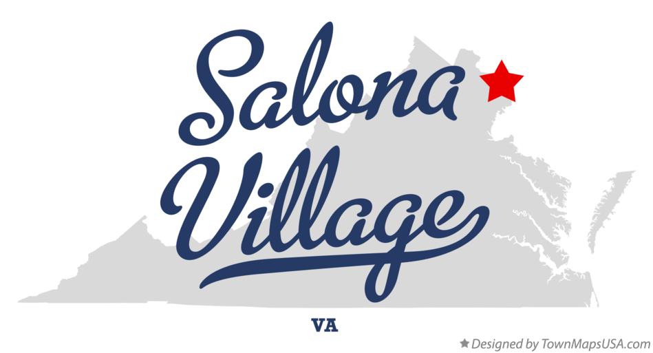 Map of Salona Village Virginia VA