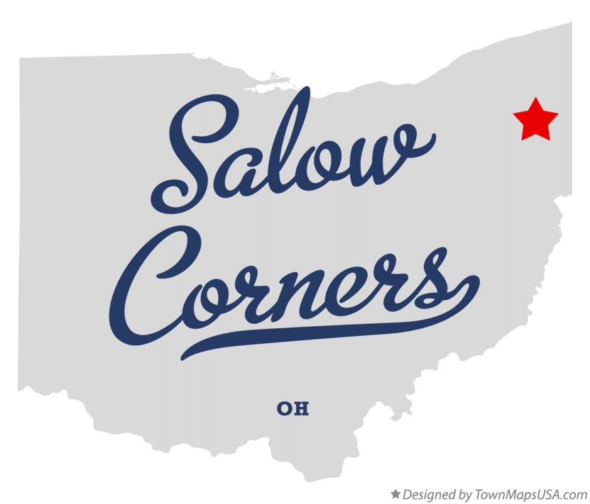 Map of Salow Corners Ohio OH