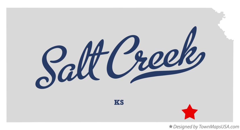 Map of Salt Creek Kansas KS