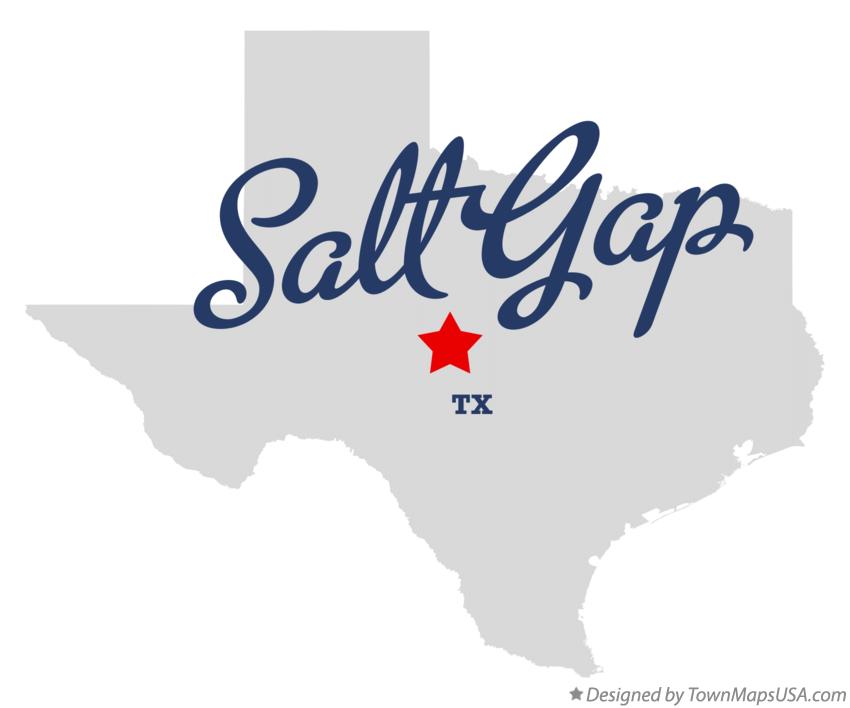 Map of Salt Gap Texas TX