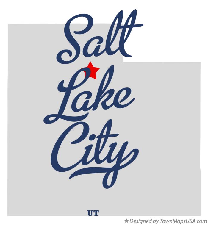 map salt lake city and airport
