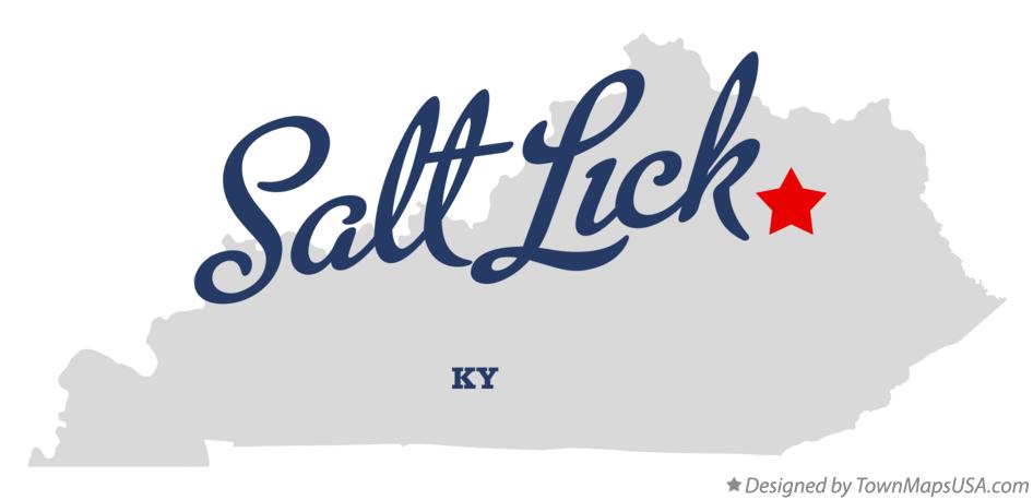 Map of Salt Lick Kentucky KY