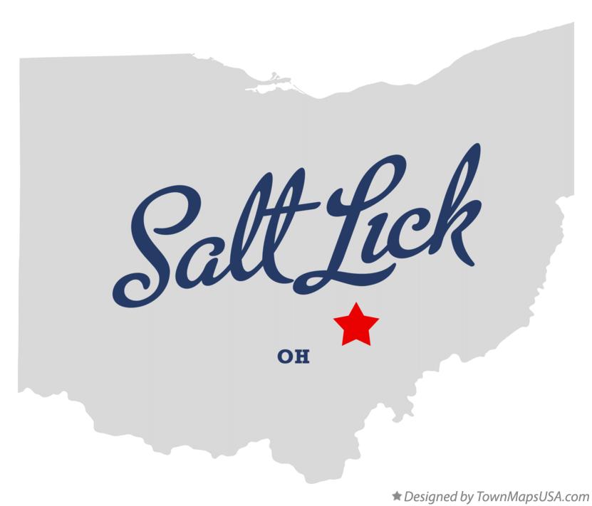 Map of Salt Lick Ohio OH