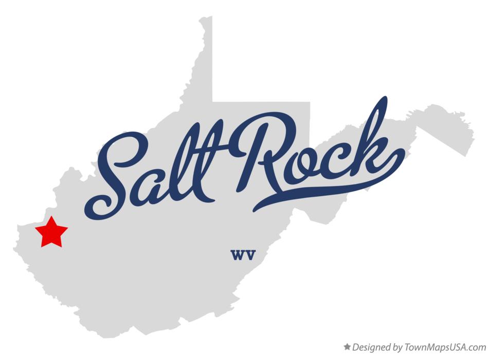 Map of Salt Rock West Virginia WV