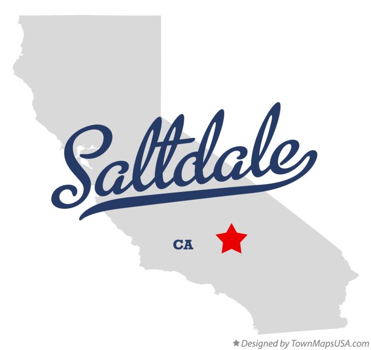 Map of Saltdale California CA
