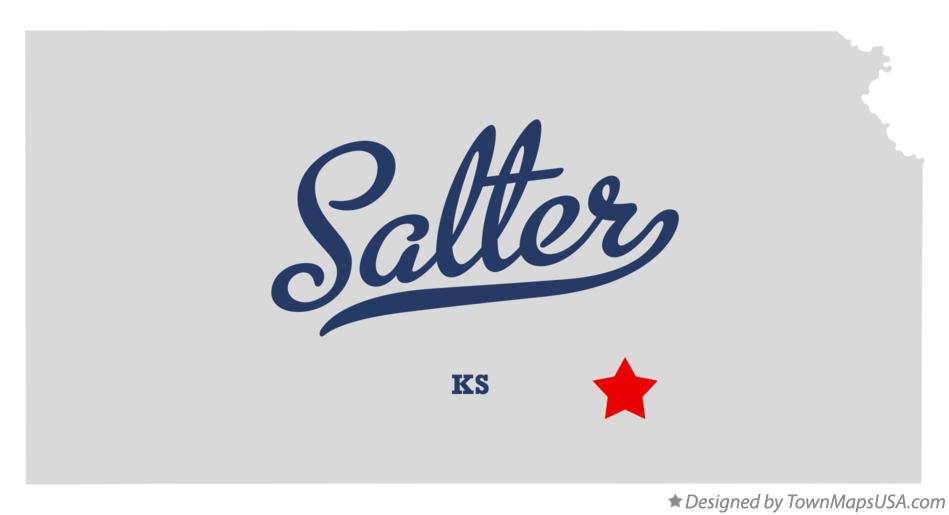 Map of Salter Kansas KS