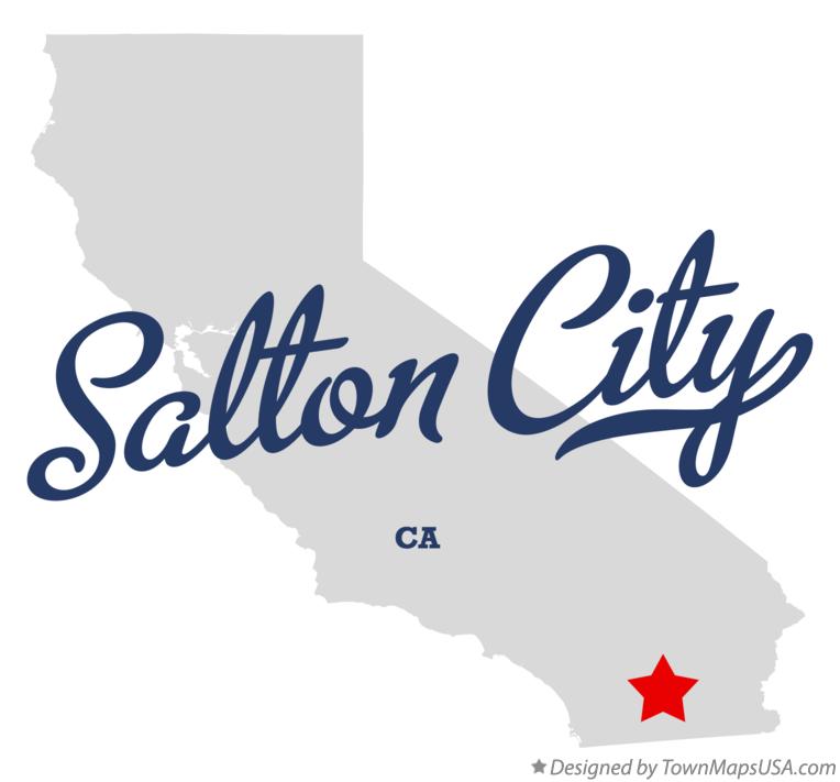 Map of Salton City California CA