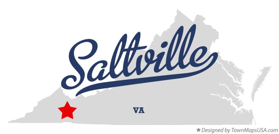 Map of Saltville Virginia VA