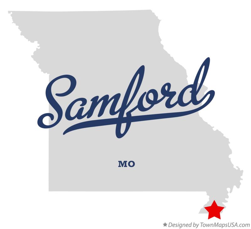 Map of Samford Missouri MO
