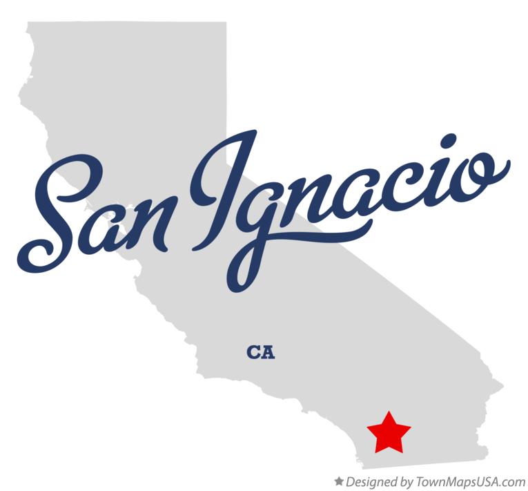 Map of San Ignacio California CA