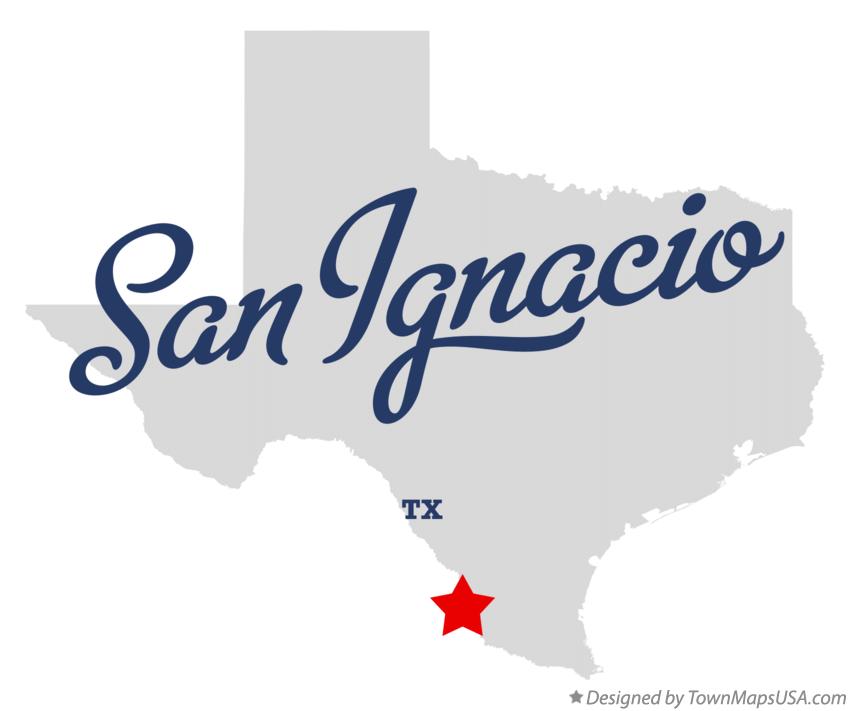 Map of San Ignacio Texas TX