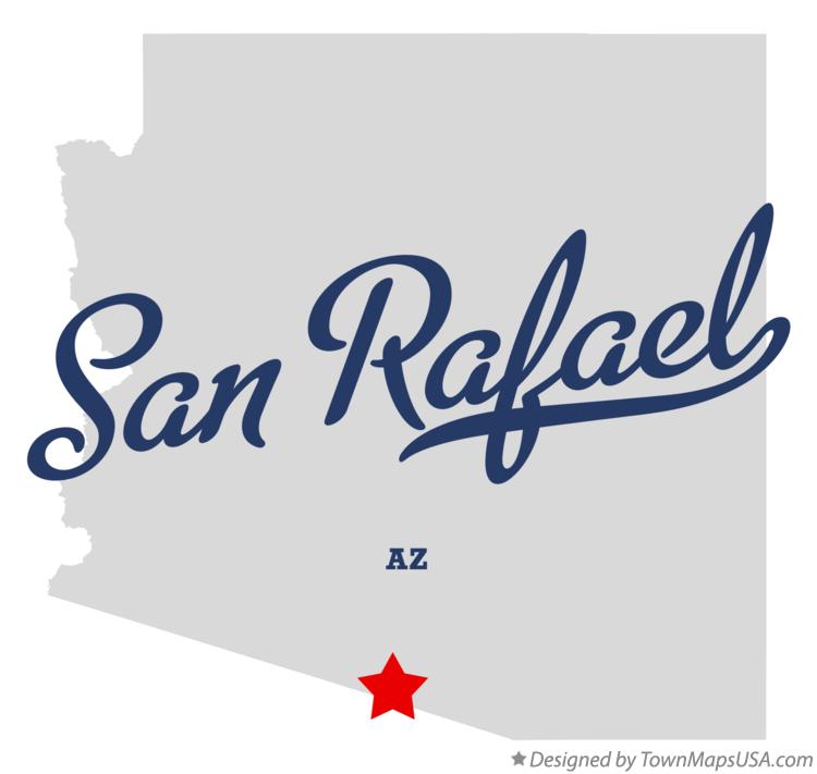 Map of San Rafael Arizona AZ