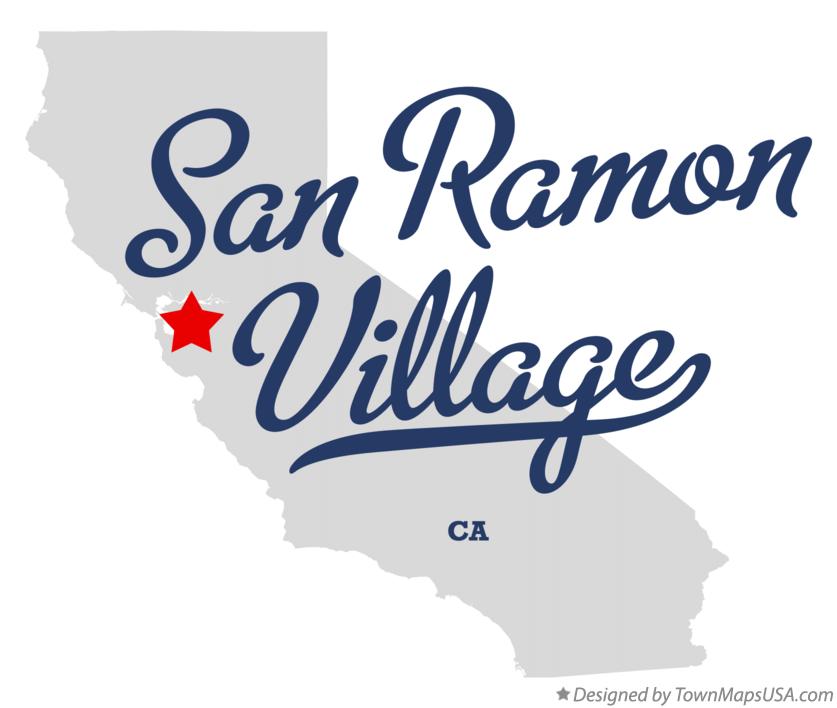 Map of San Ramon Village California CA