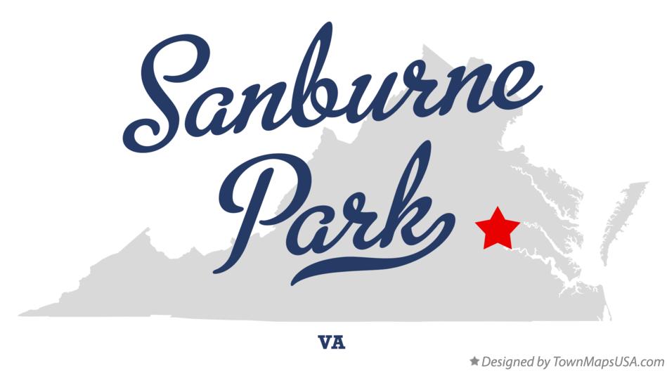 Map of Sanburne Park Virginia VA