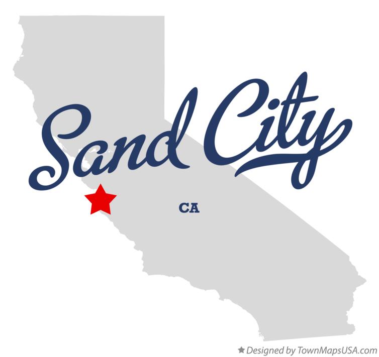 Map of Sand City California CA