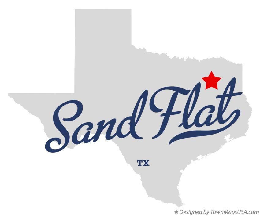 Map of Sand Flat Texas TX