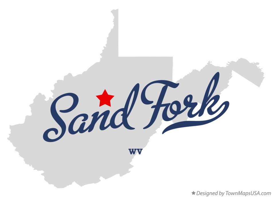 Map of Sand Fork West Virginia WV