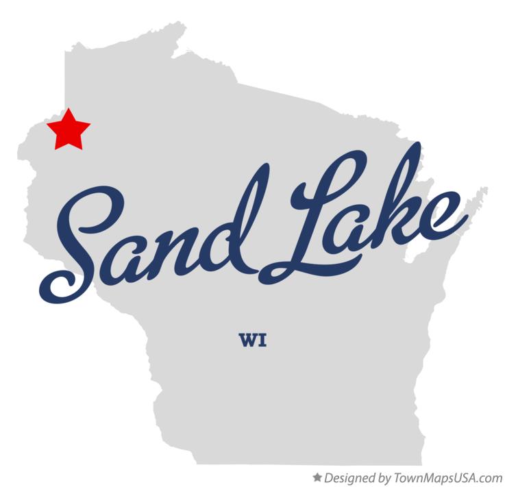 Map of Sand Lake Wisconsin WI