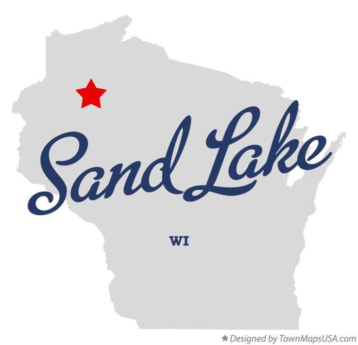 Map of Sand Lake Wisconsin WI
