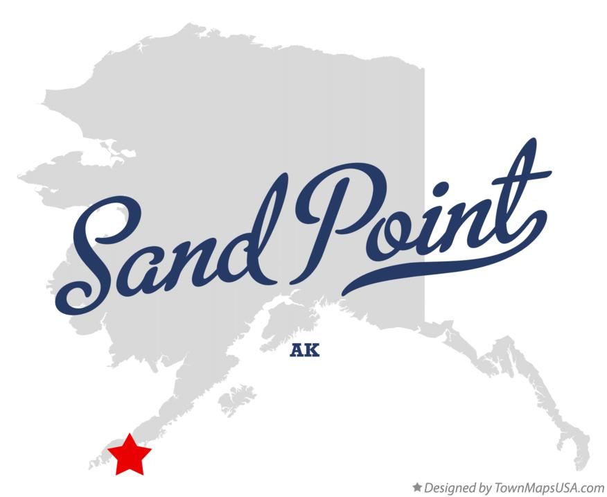 Map of Sand Point Alaska AK