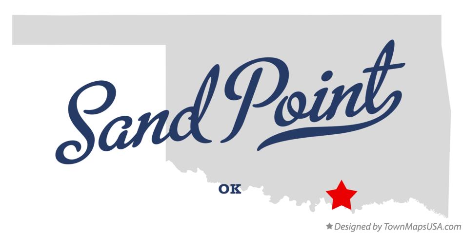 Map of Sand Point Oklahoma OK