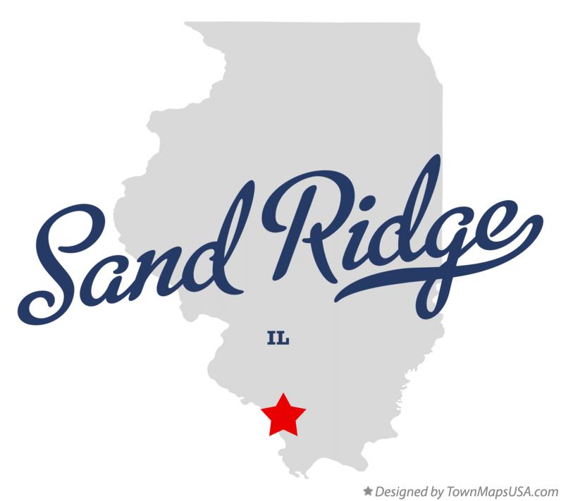 Map of Sand Ridge Illinois IL