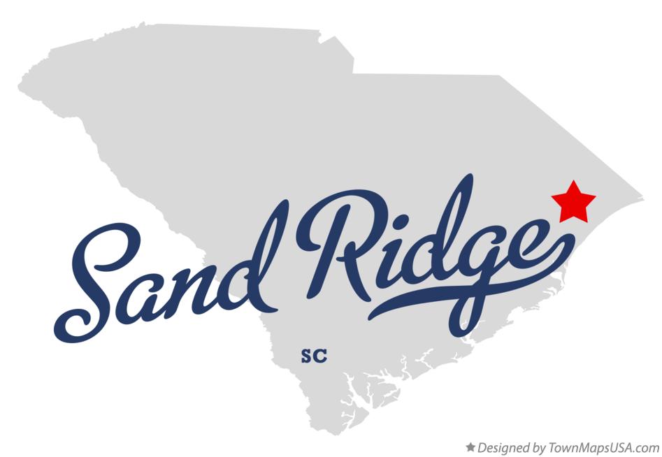 Map of Sand Ridge South Carolina SC