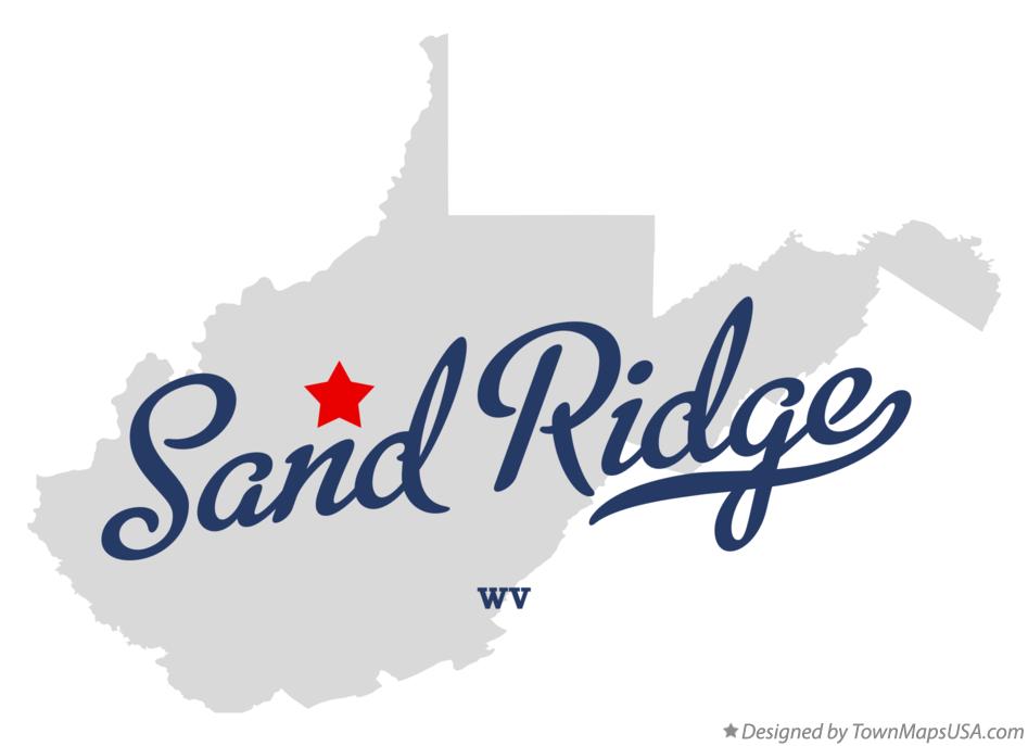Map of Sand Ridge West Virginia WV