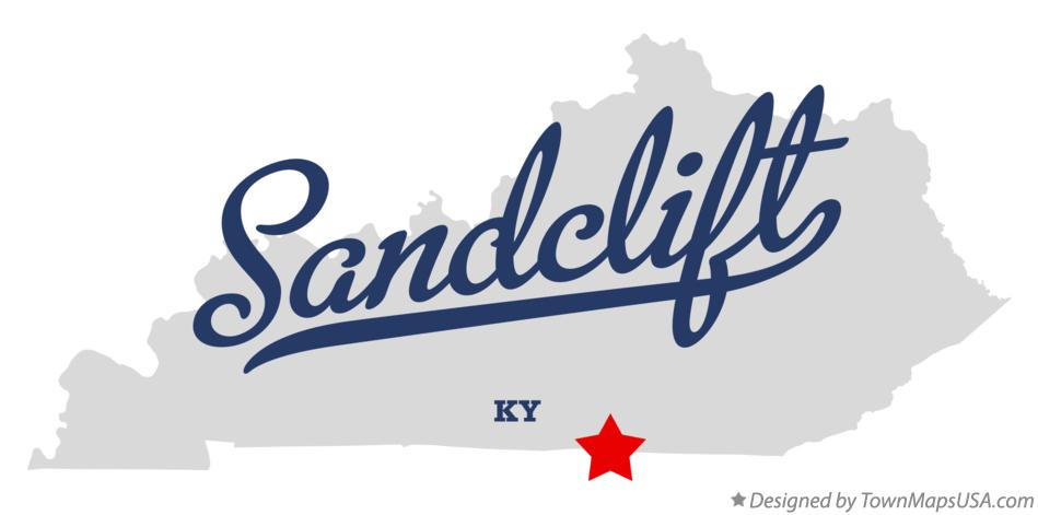 Map of Sandclift Kentucky KY