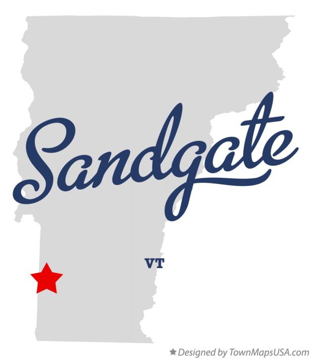 Map of Sandgate Vermont VT
