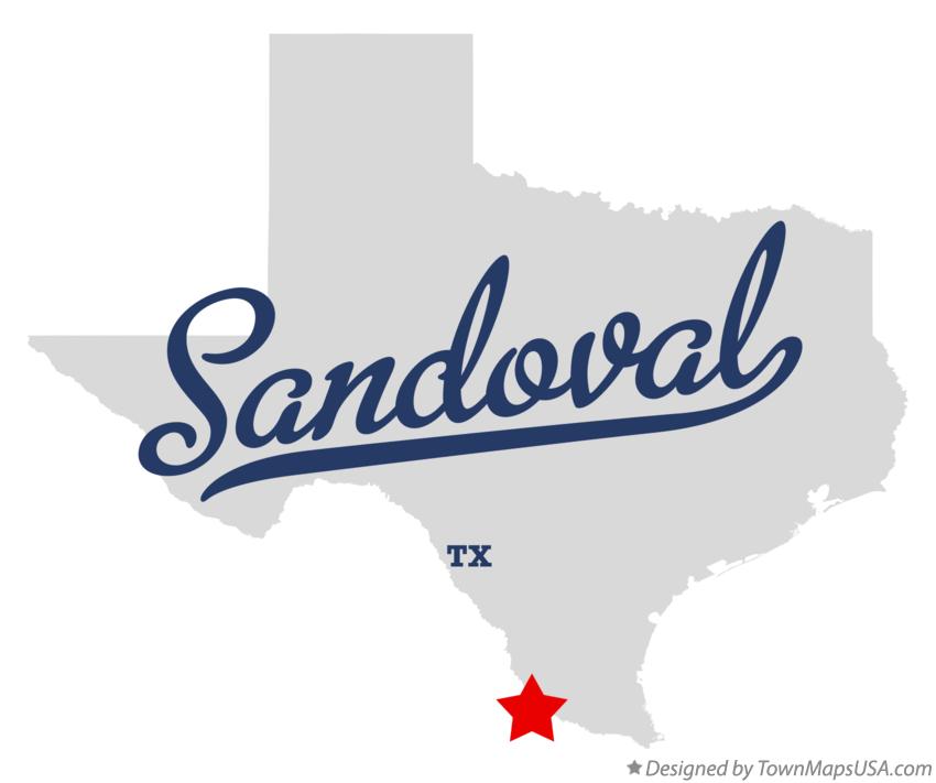 Map of Sandoval Texas TX