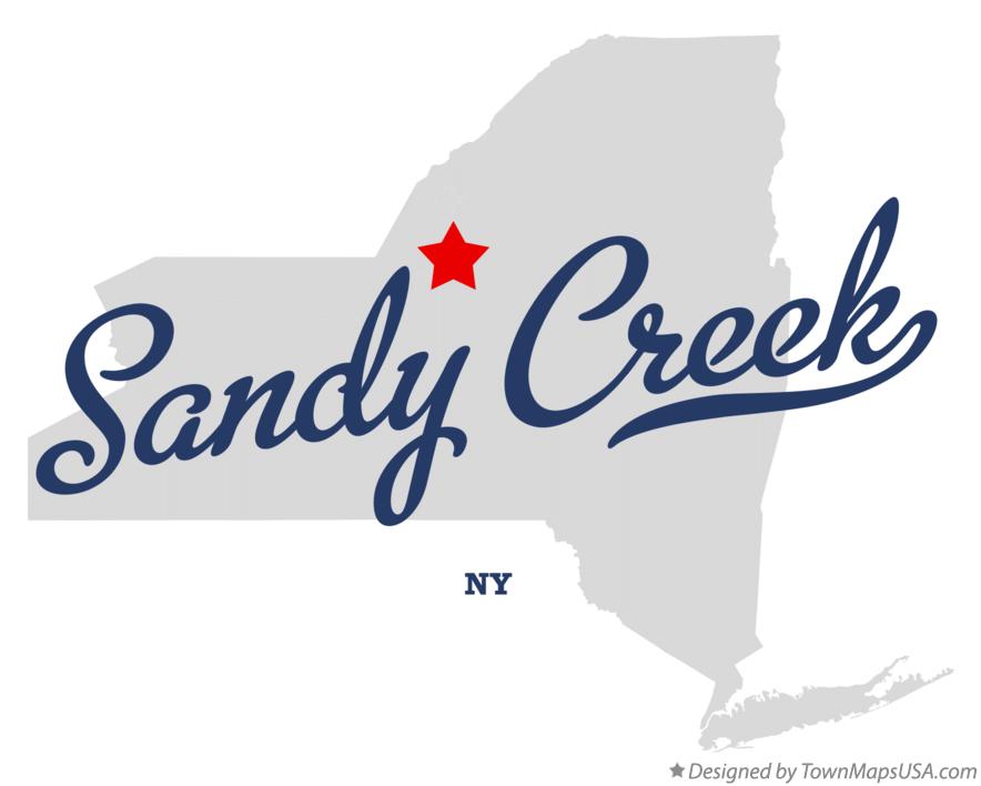 Map of Sandy Creek New York NY