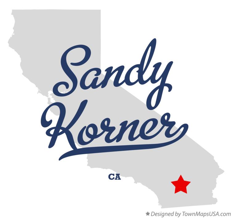 Map of Sandy Korner California CA