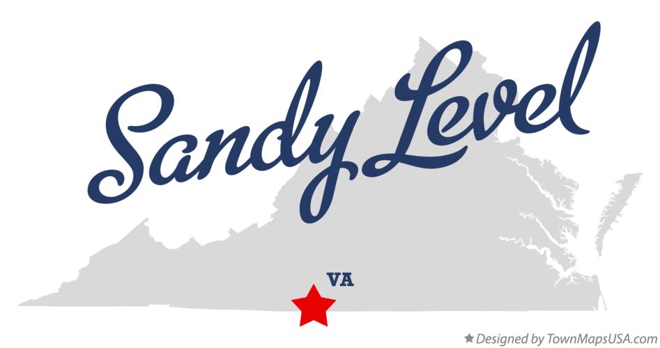 Map of Sandy Level Virginia VA