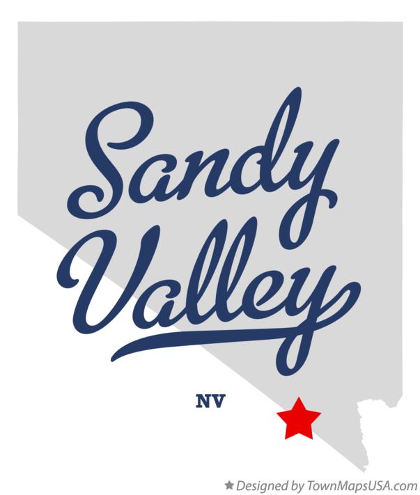 Map of Sandy Valley Nevada NV