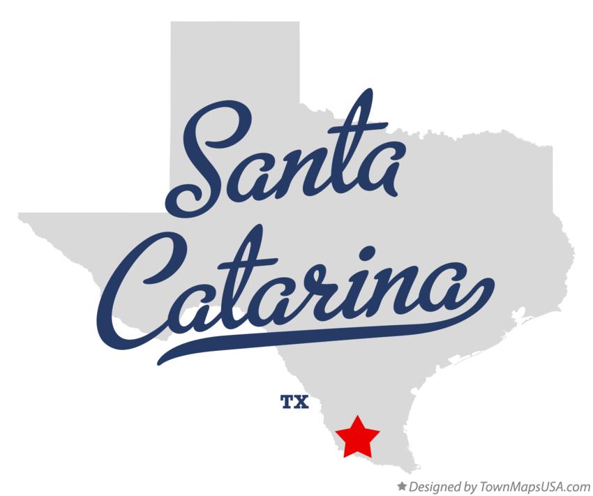 Map of Santa Catarina Texas TX