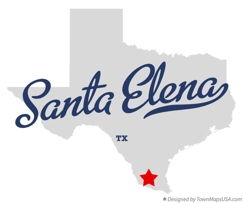Map of Santa Elena Texas TX