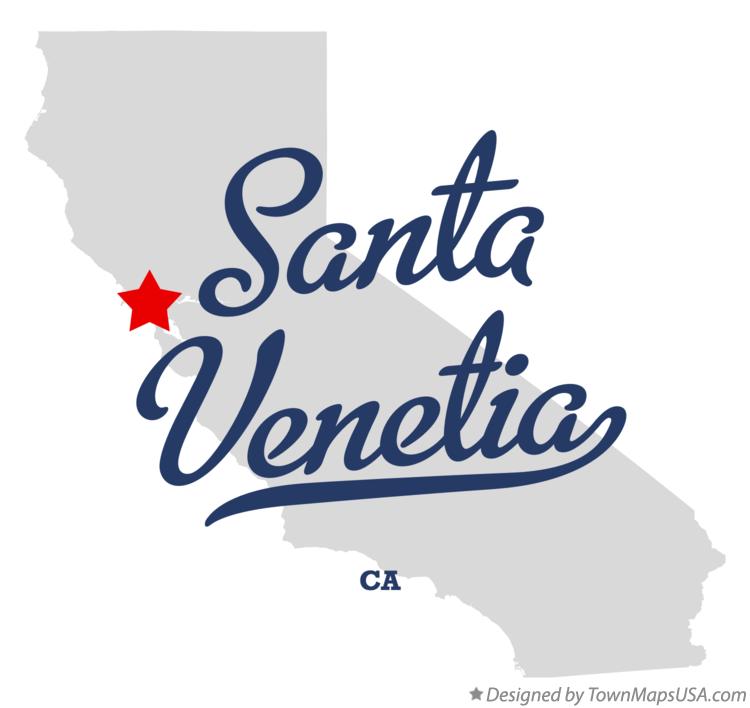 Map of Santa Venetia California CA