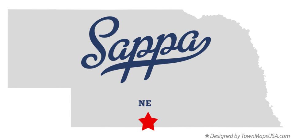 Map of Sappa Nebraska NE