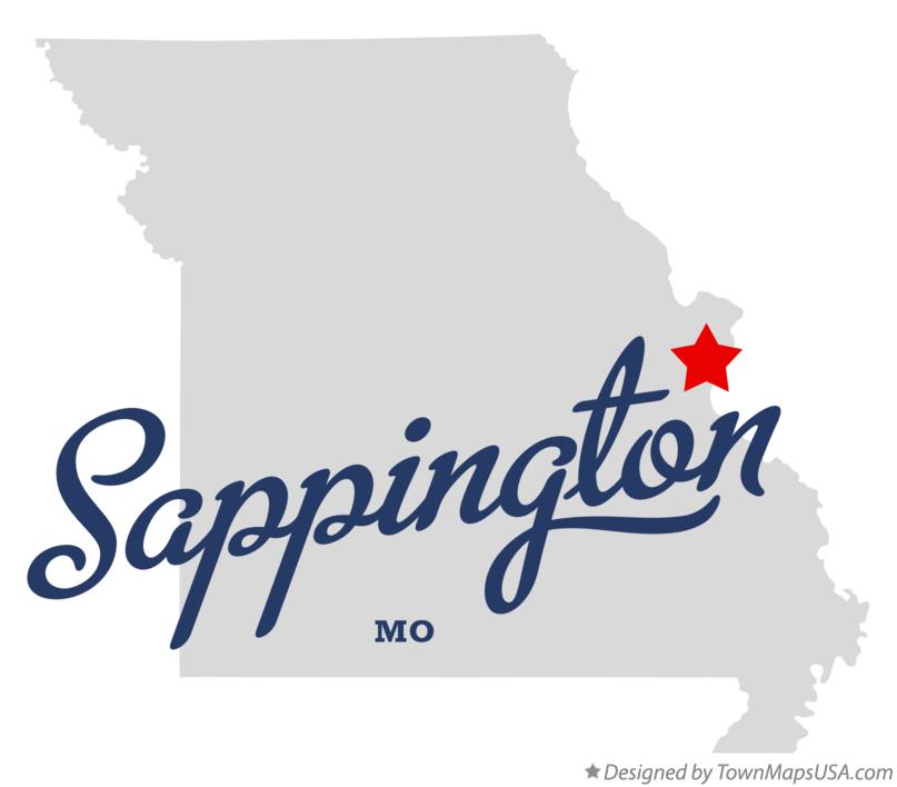 Map of Sappington Missouri MO