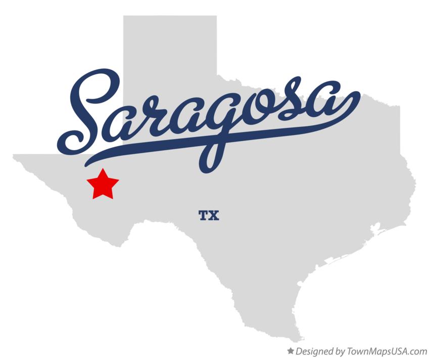 Map of Saragosa Texas TX