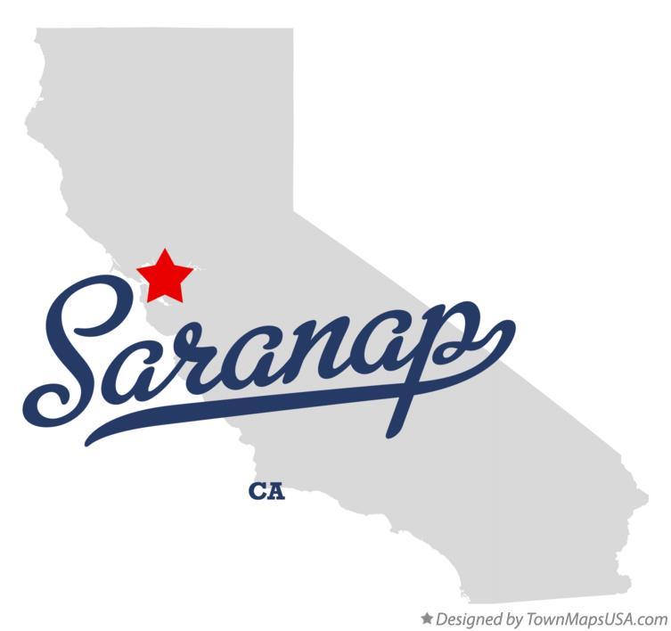Map of Saranap California CA