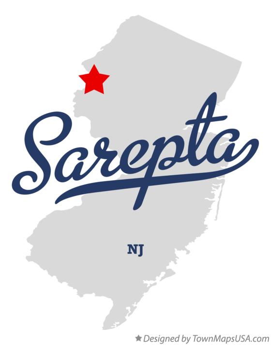 Map of Sarepta New Jersey NJ