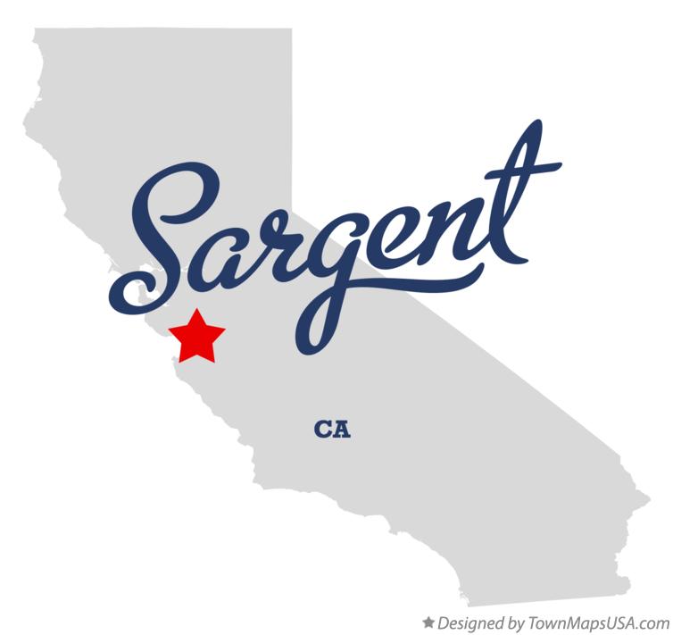 Map of Sargent California CA