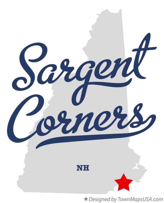 Map of Sargent Corners New Hampshire NH